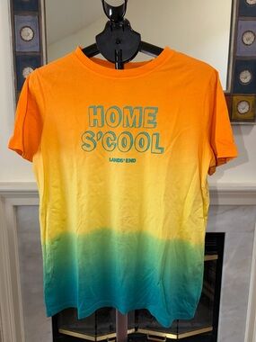 EUC Lands’ End HOME S’COOL Short Sleeve Graphic Shirt